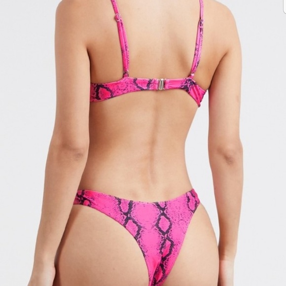 Pink snake 2 piece - Picture 2 of 3